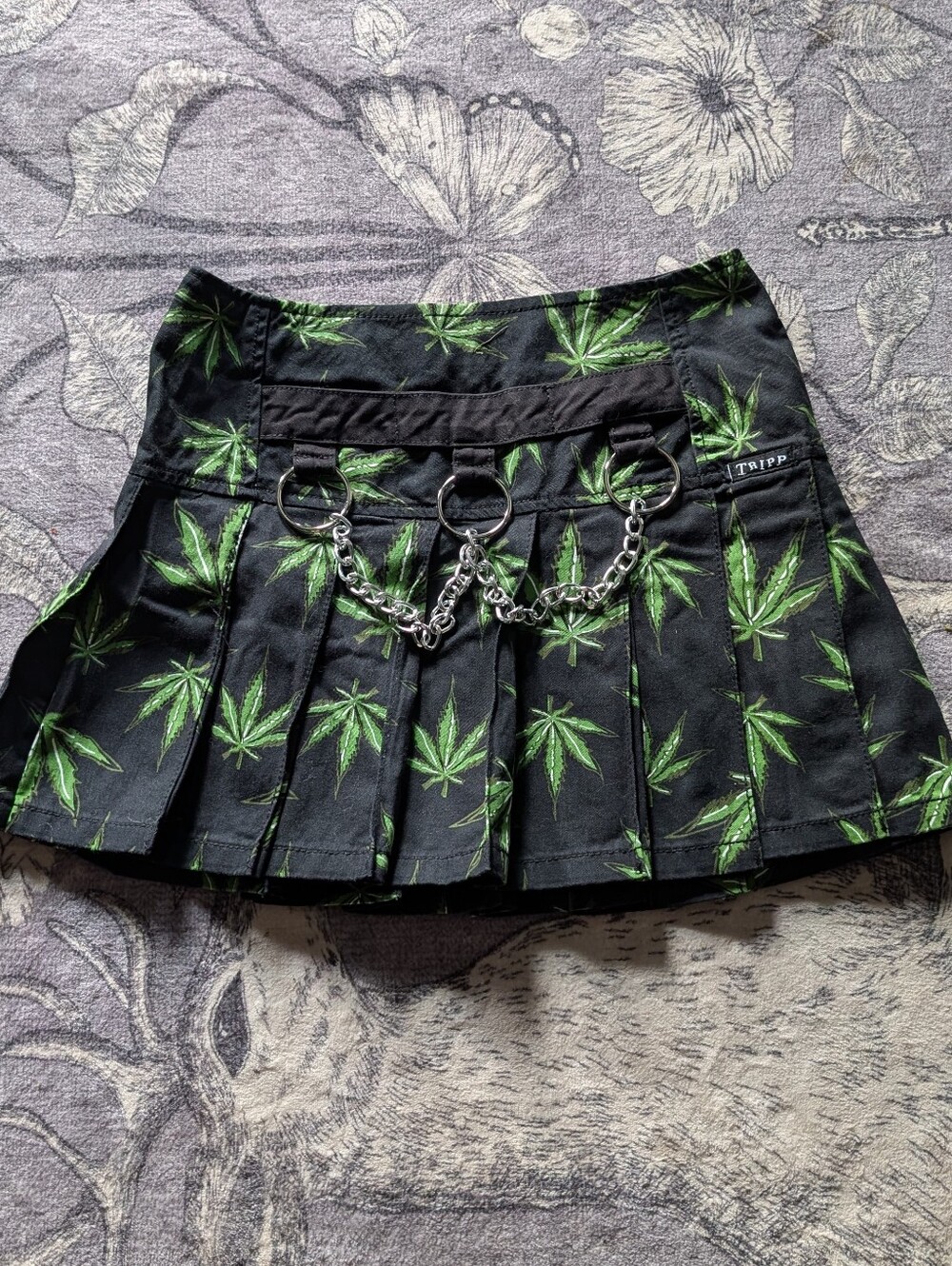 Tripp NYC Mary Jane Pleated Mini Skirt